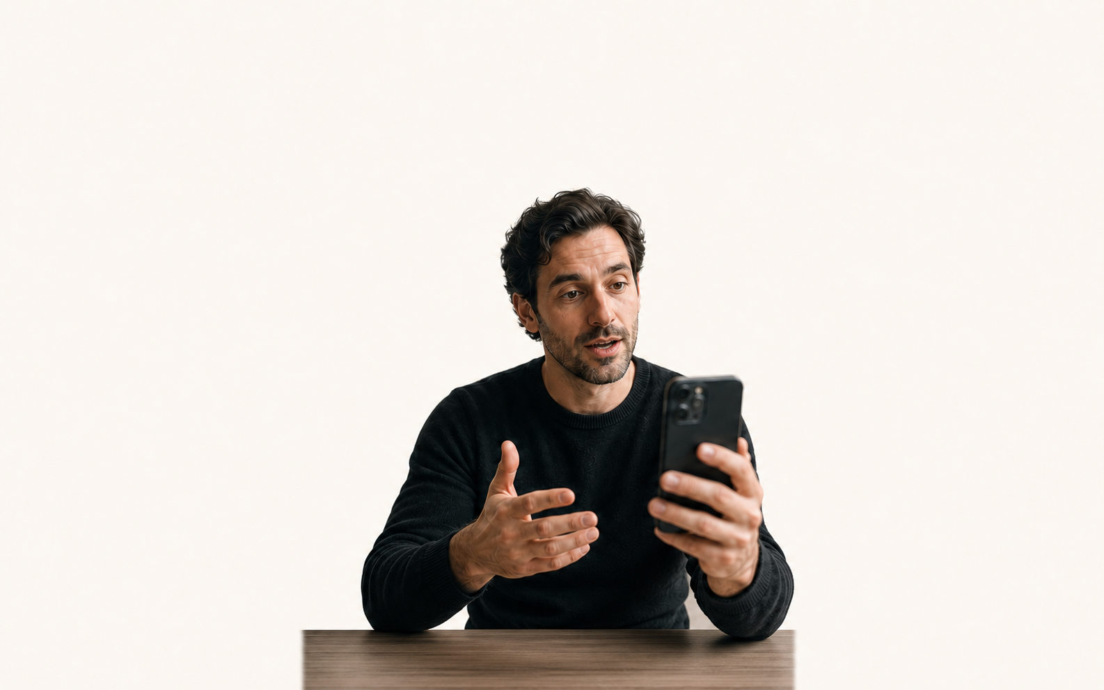 Professional recording useful content on a phone